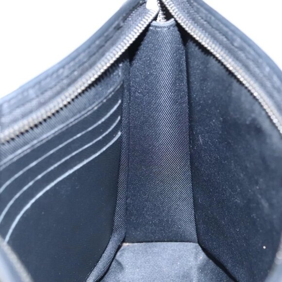 LOUIS VUITTON Monogram Eclipse Pochette Voyage MM Clutch Bag M61692 Auth 101256 - Picture 10 of 16